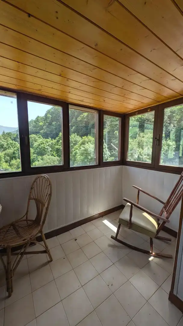 Terrasse von Wohnung zum Verkauf in Vega de Pas mit Heizung, Abstellraum und Möbliert