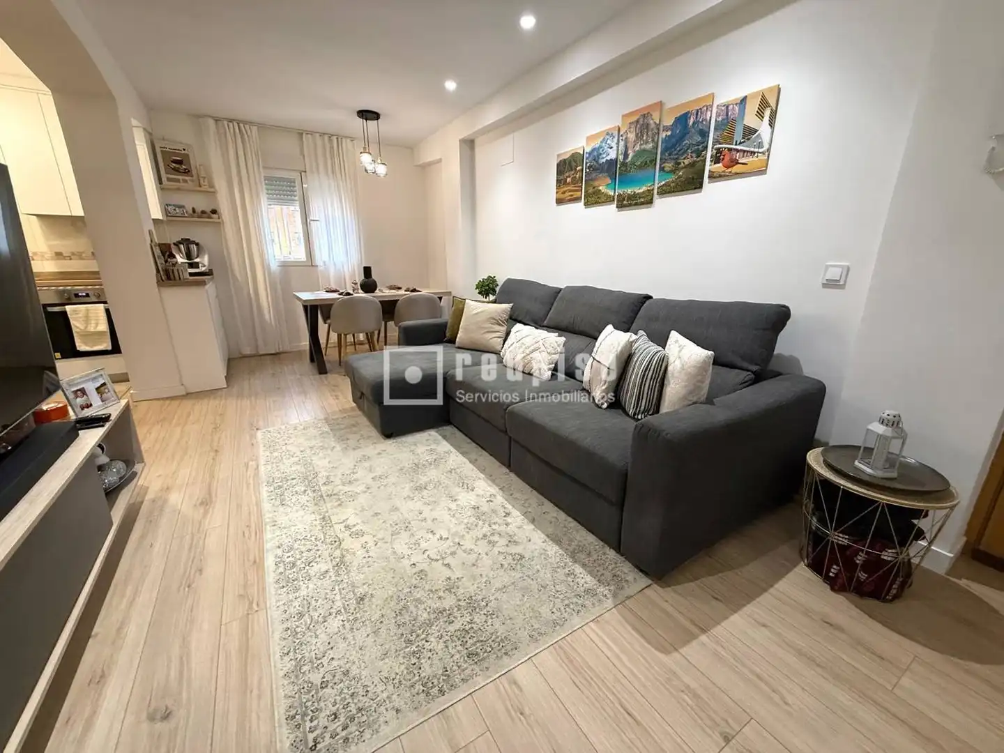 Wohnzimmer von Wohnung zum Verkauf in Madrid mit Klimaanlage, Heizung und Privatgarten