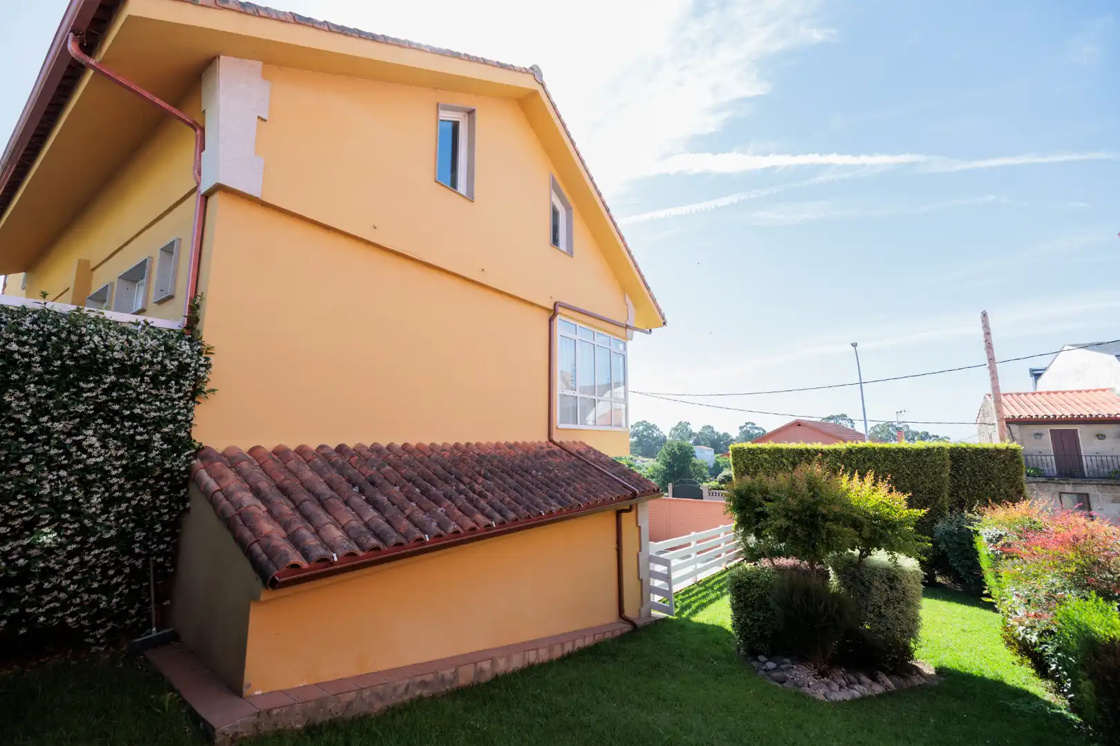 Vista exterior de Casa o chalet en venta en Vigo  con Jardín privado, Parquet y Terraza