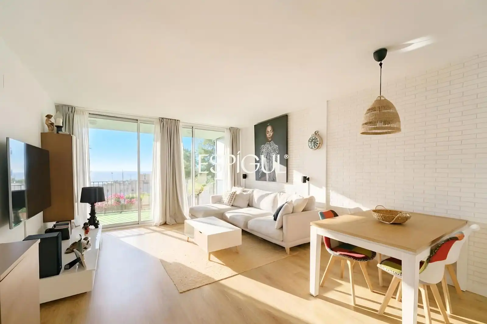 Bedroom of Flat for sale in Montgat  with Air Conditioner, Heating and Terrace