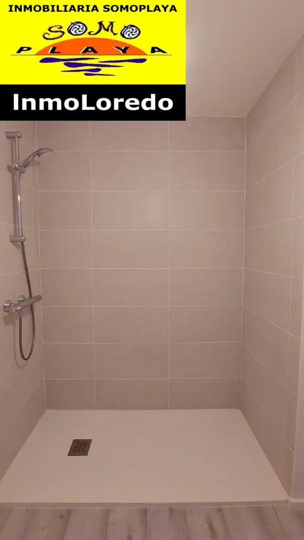 Badezimmer von Wohnung zum Verkauf in Ribamontán al Mar mit Heizung, Privatgarten und Terrasse