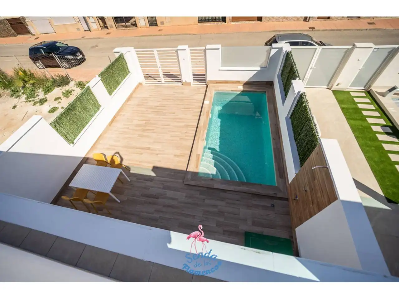 Schwimmbecken von Wohnung zum Verkauf in San Javier mit Klimaanlage, Terrasse und Schwimmbad