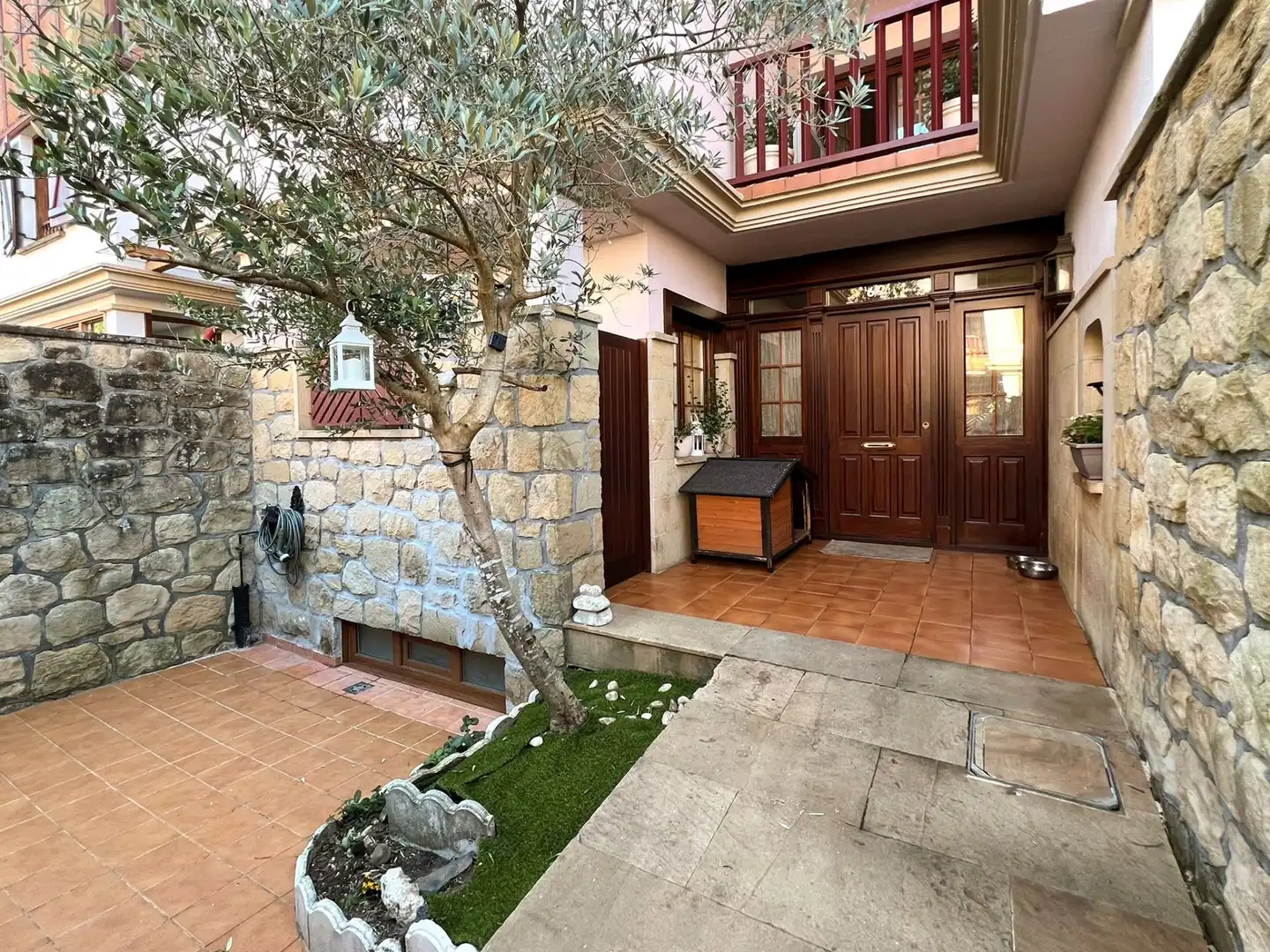 Jardín de Casa adosada en venta en Zarautz con Aire acondicionado, Calefacción y Jardín privado