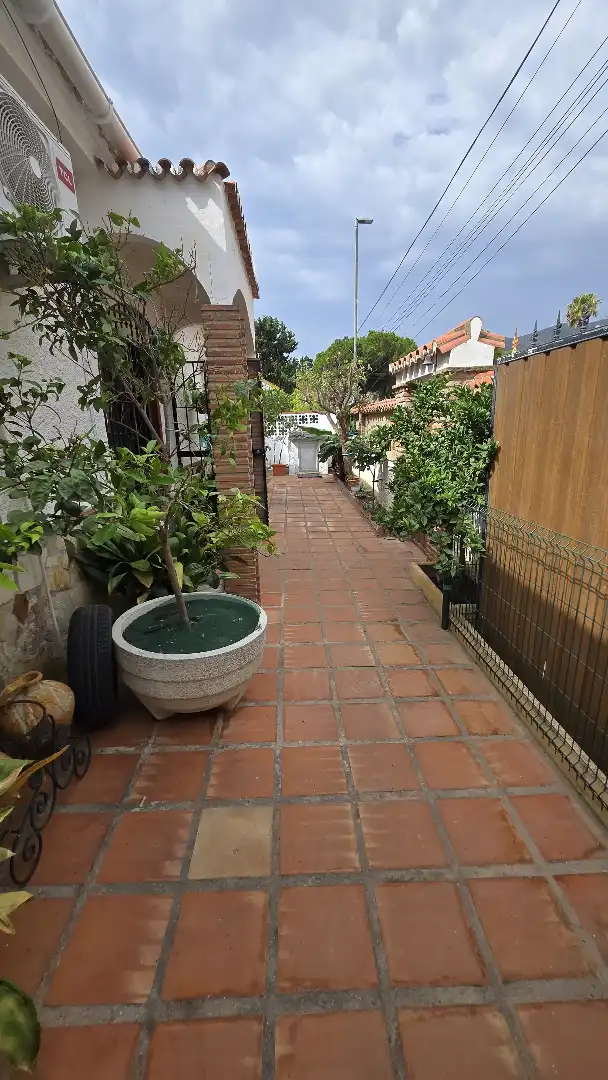 Exterior view of Houses for sale in Málaga  with Air Conditioner, Private garden and Terrace