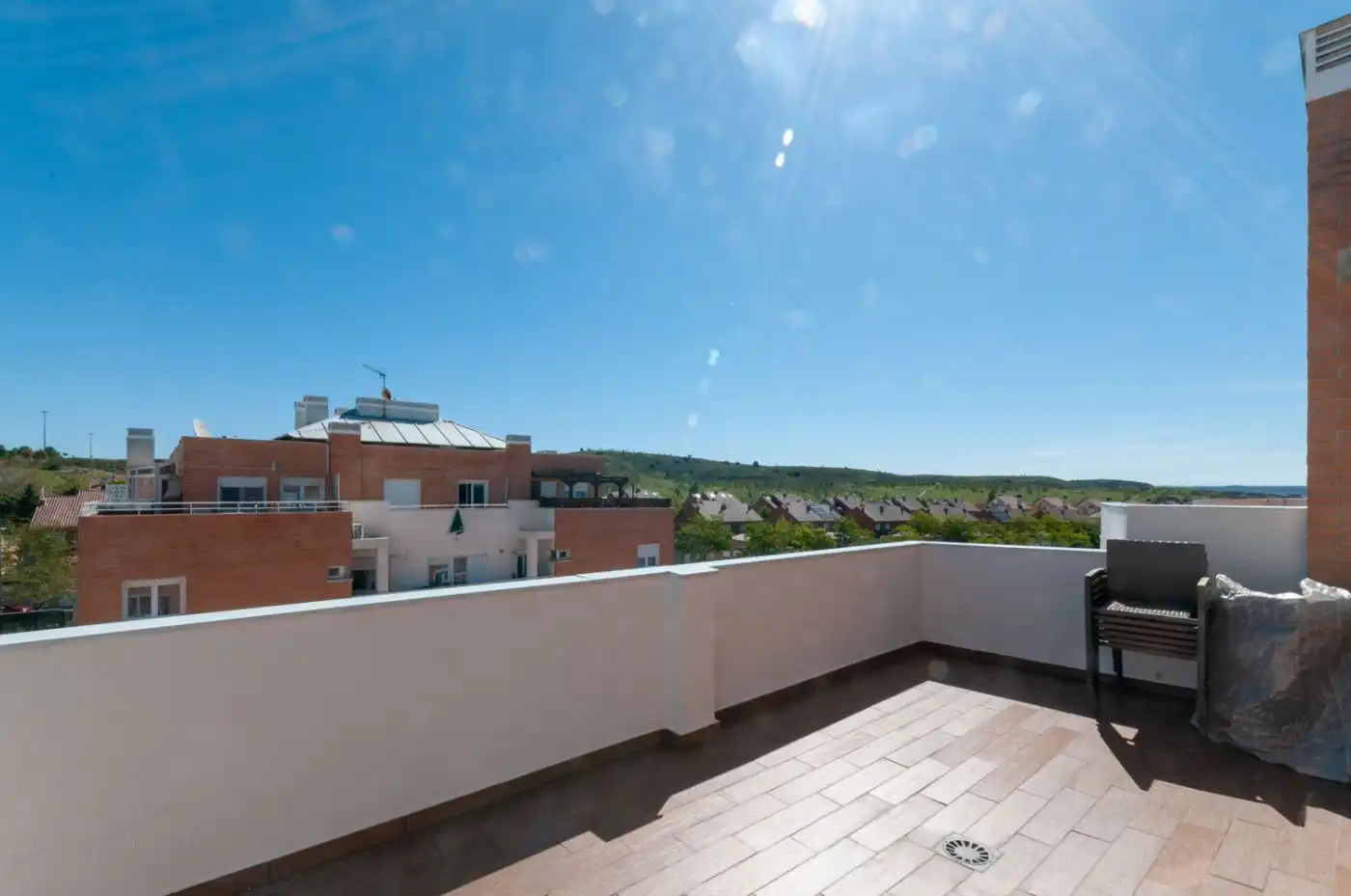 Terrace of Attic for rent in Rivas-Vaciamadrid  with Air Conditioner, Private garden and Terrace