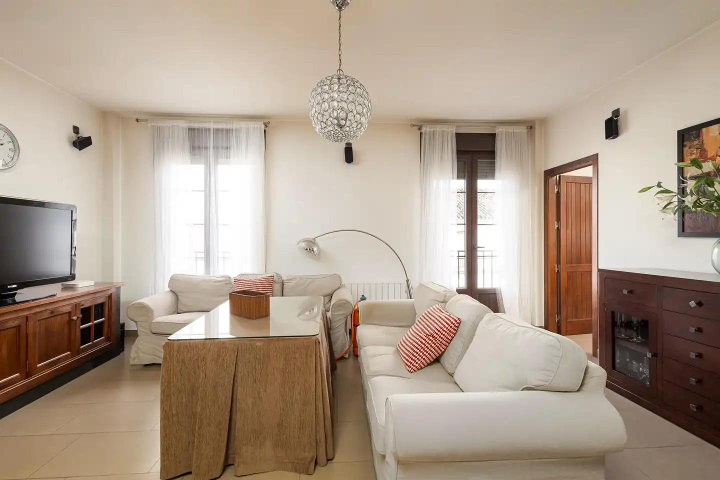 Sala de estar de Piso en venta en Ardales con Terraza