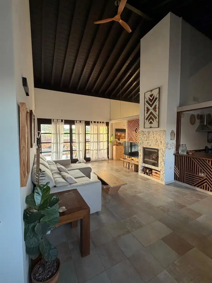 Sala d'estar de Casa o xalet en venda en Murcia amb Aire condicionat, Jardí privat i Terrassa