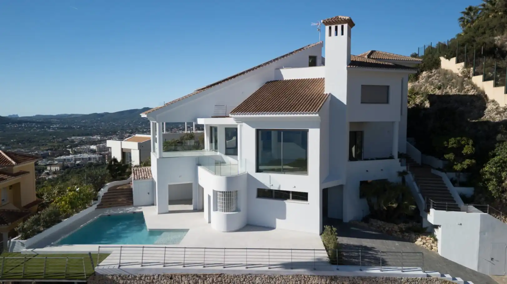 Exterior view of Houses for sale in Jávea / Xàbia  with Air Conditioner, Heating and Private garden