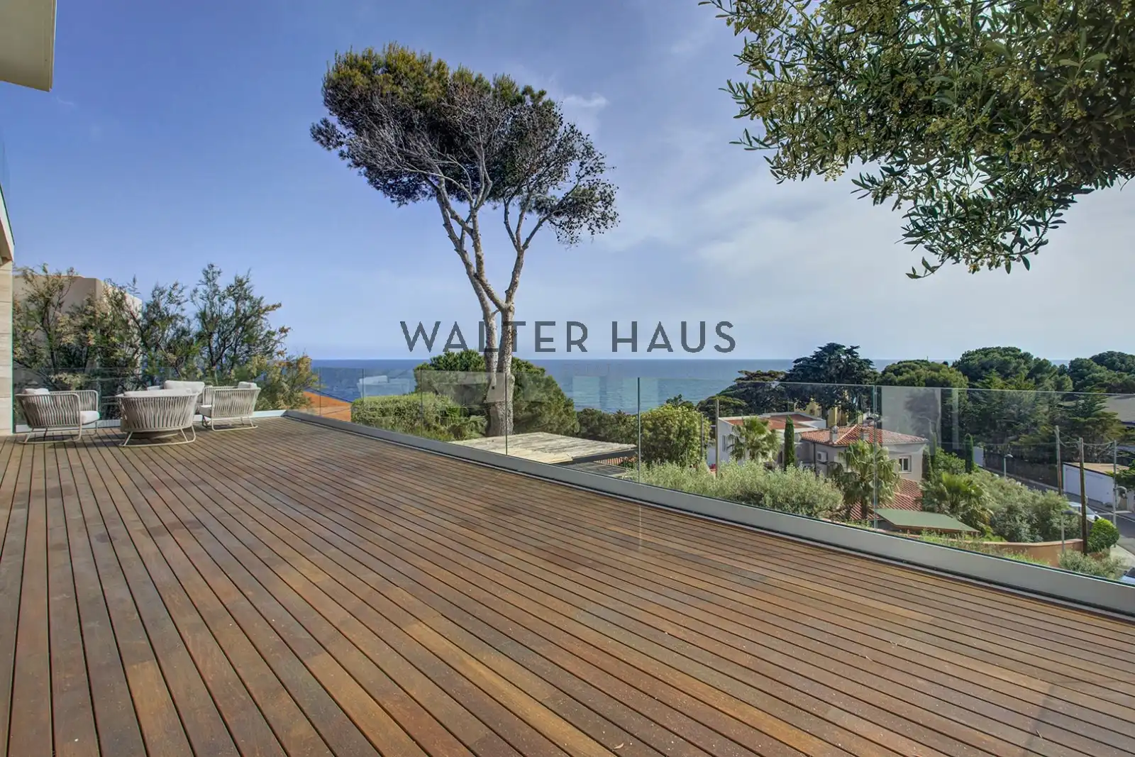 Terraza de Casa o chalet en venta en Sant Feliu de Guíxols con Aire acondicionado, Jardín privado y Terraza