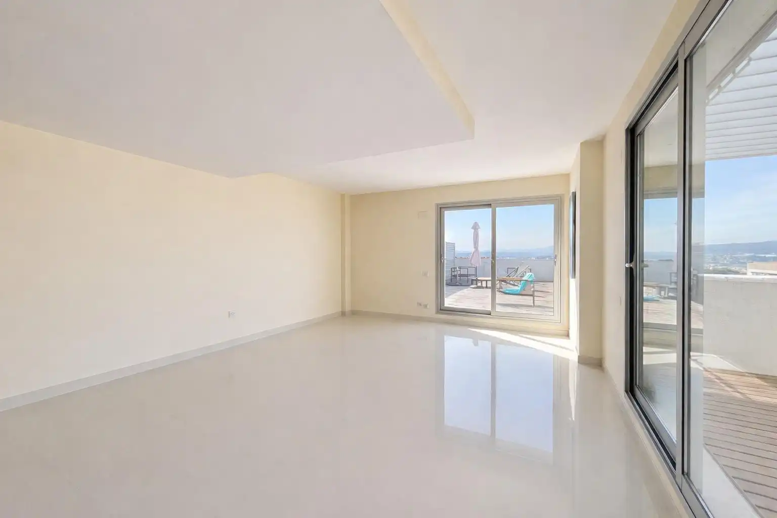 Wohnzimmer von Wohnung zum Verkauf in Sant Pere de Ribes mit Klimaanlage, Heizung und Terrasse