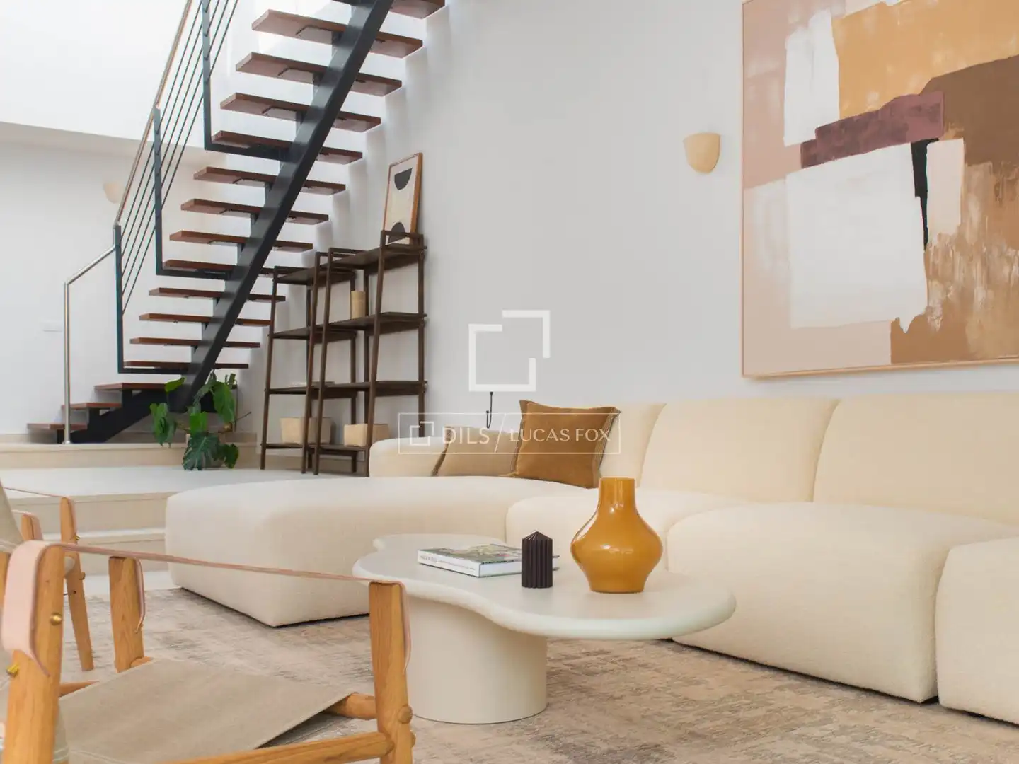 Sala d'estar de Casa o xalet en venda en Sant Josep de sa Talaia amb Aire condicionat, Jardí privat i Terrassa