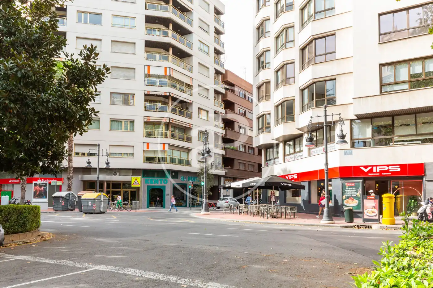 Außenansicht von Wohnung zur Miete in Valencia mit Klimaanlage und Heizung