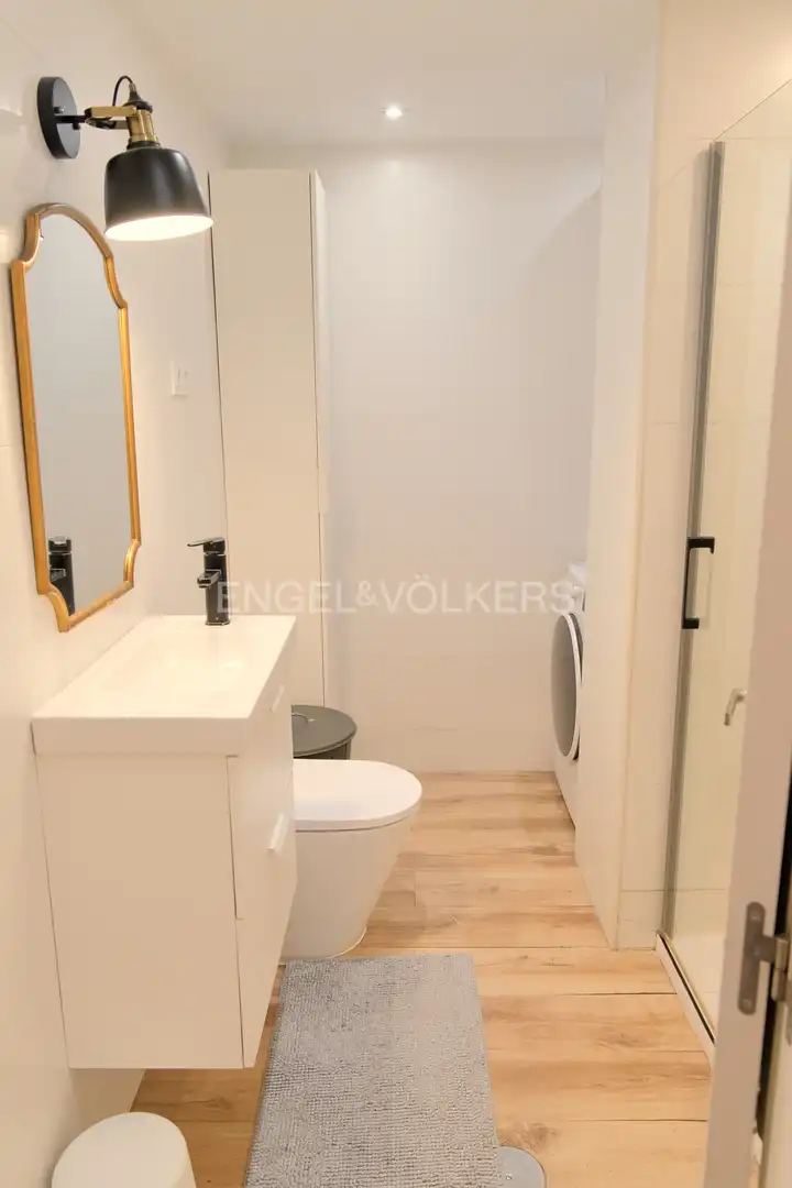 Schlafzimmer von Wohnung zur Miete in Madrid mit Klimaanlage, Heizung und Möbliert