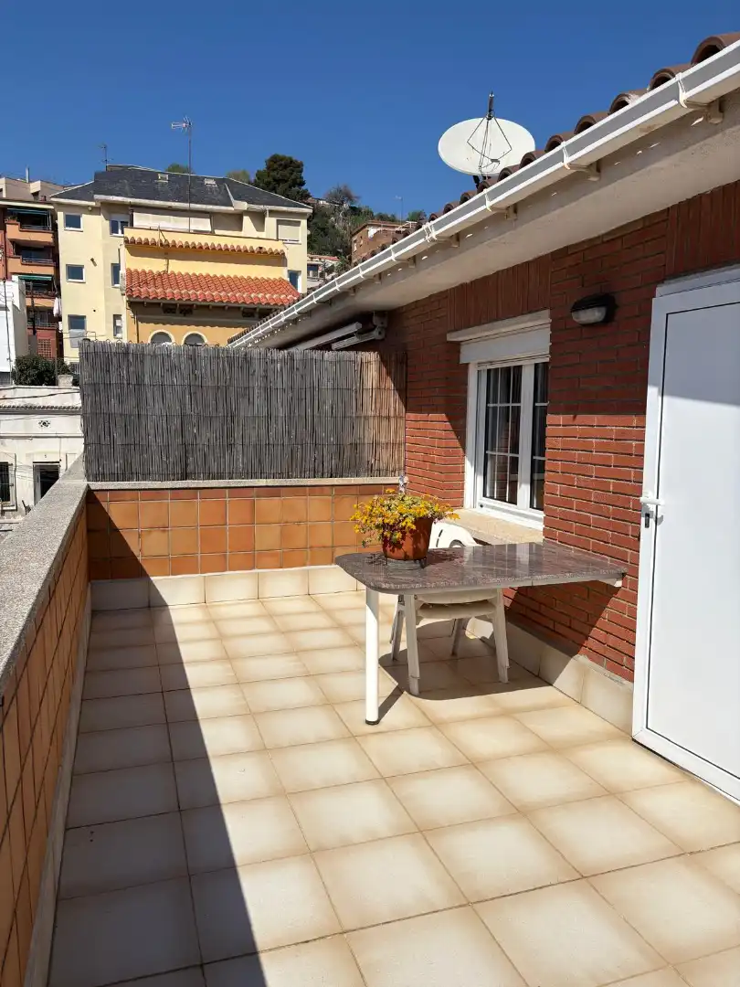 Terraza de Casa adosada en venta en Barcelona con Aire acondicionado, Calefacción y Jardín privado