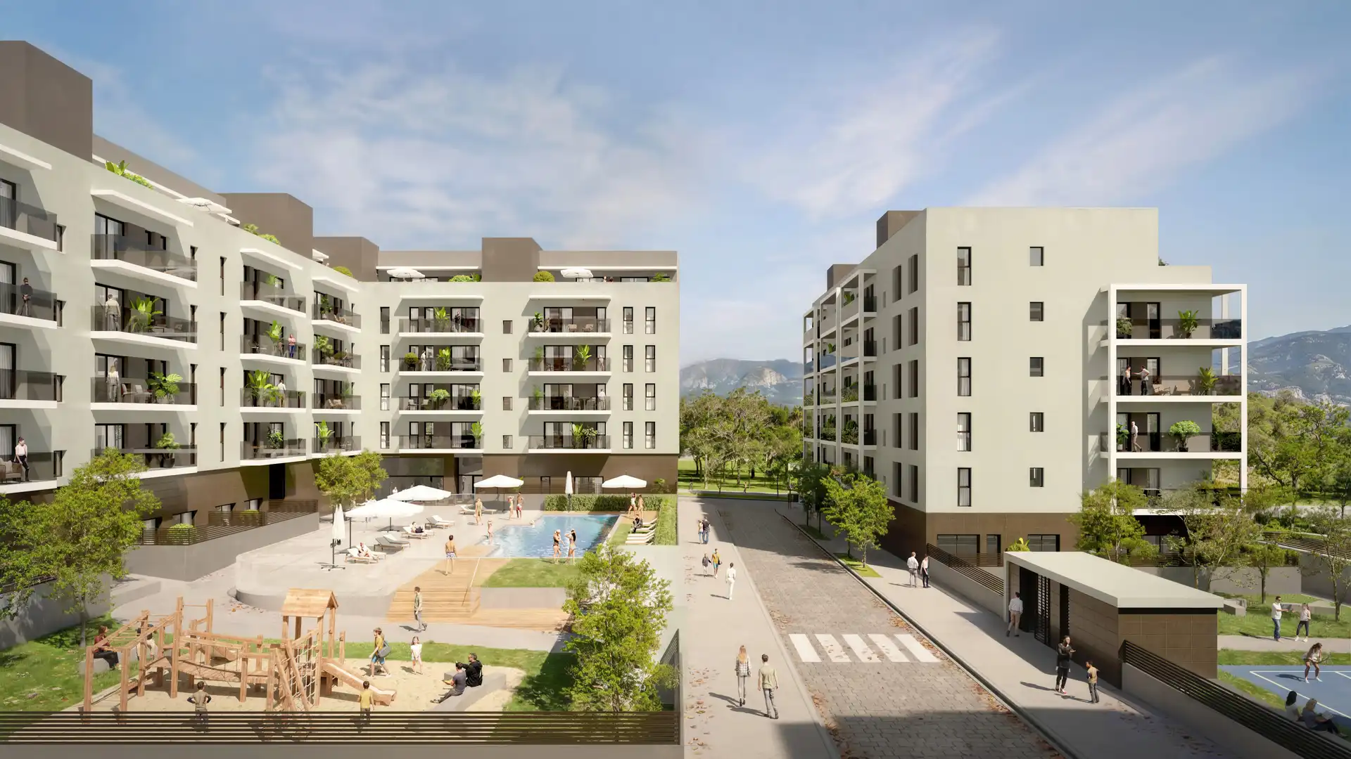 Neubau-Wohnung mit Terrasse zum Verkauf in Calle Primer de Maig, imagen 7