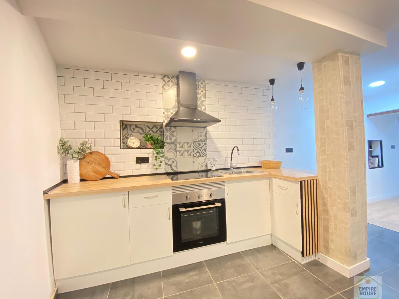 Cuina de Dúplex de lloguer en Chiva amb Moblat