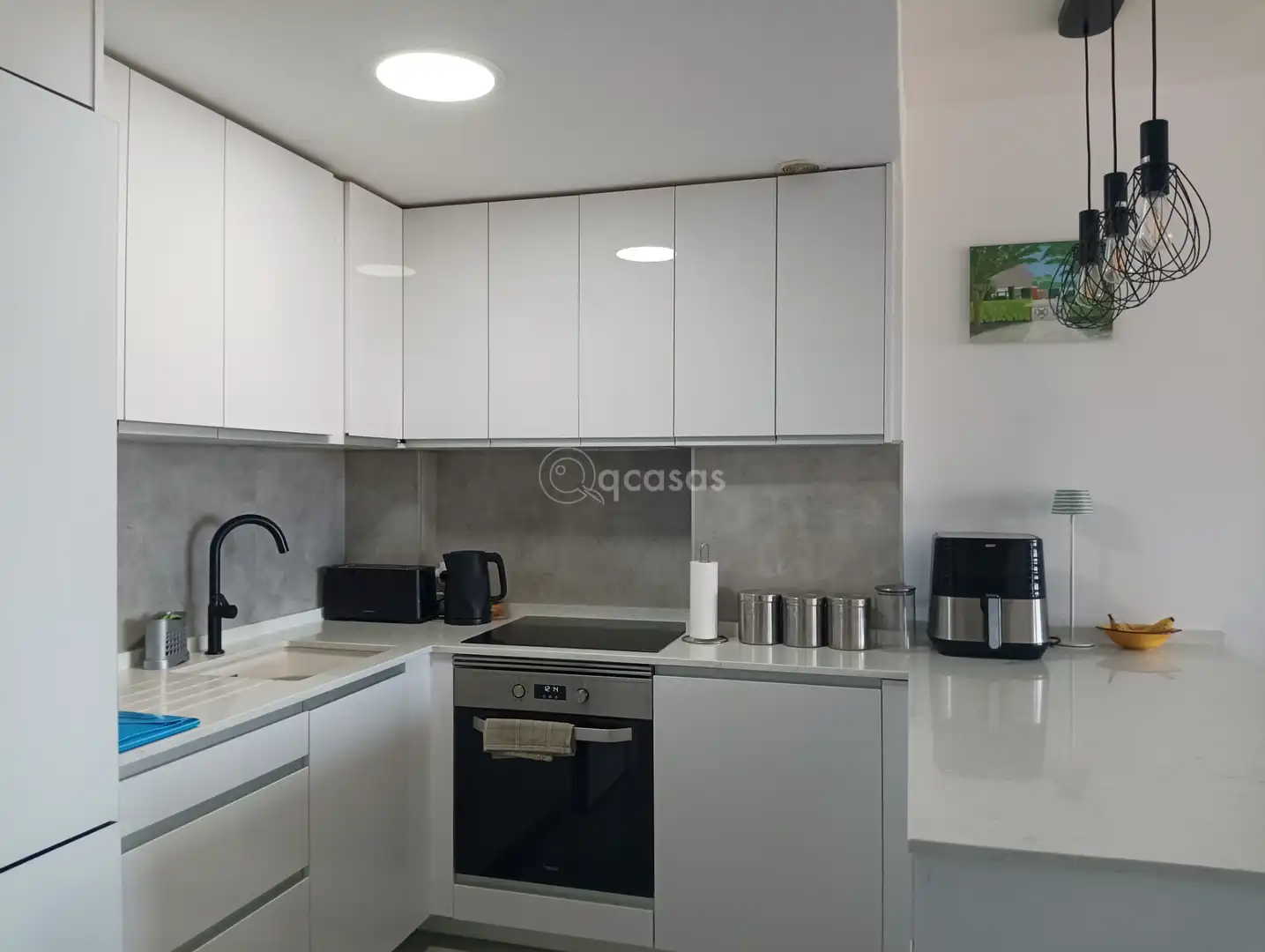 Cocina de Apartamento en venta en Benalmádena con Aire acondicionado, Calefacción y Terraza