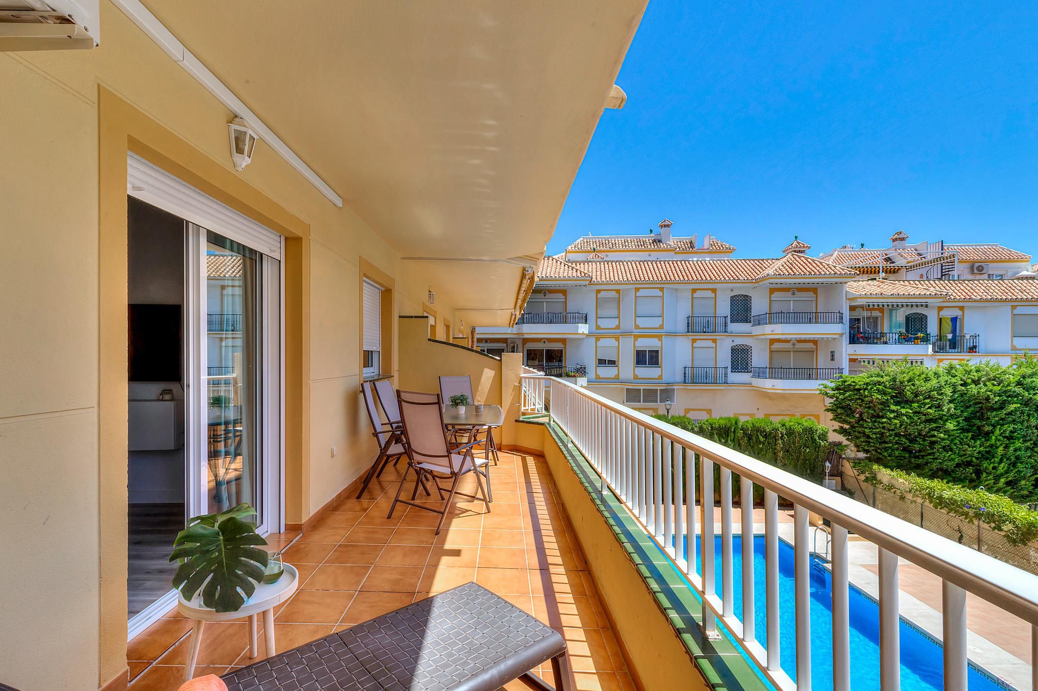 Exterior view of Apartment for sale in Mijas  with Air Conditioner, Heating and Private garden