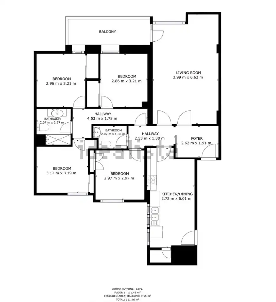Piso en venta en Madrid con Aire acondicionado, Calefacción y Parquet