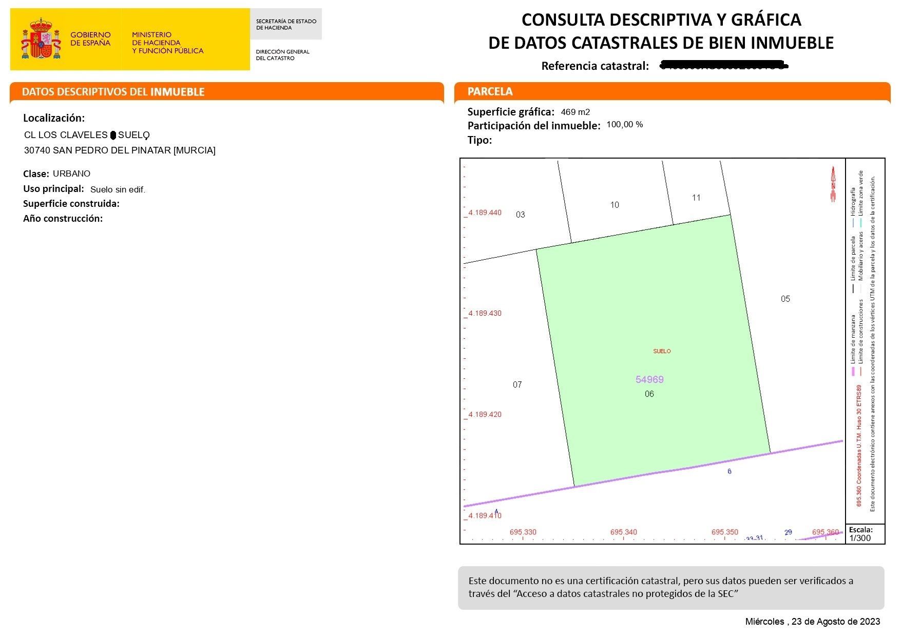 Residencial en venda en San Pedro del Pinatar