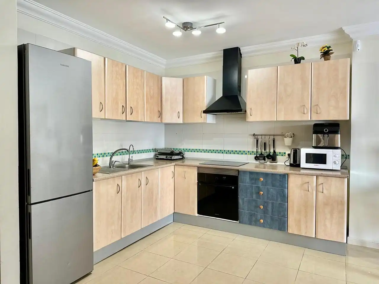 Kitchen of Flat for sale in Guía de Isora  with Air Conditioner, Terrace and Furnished