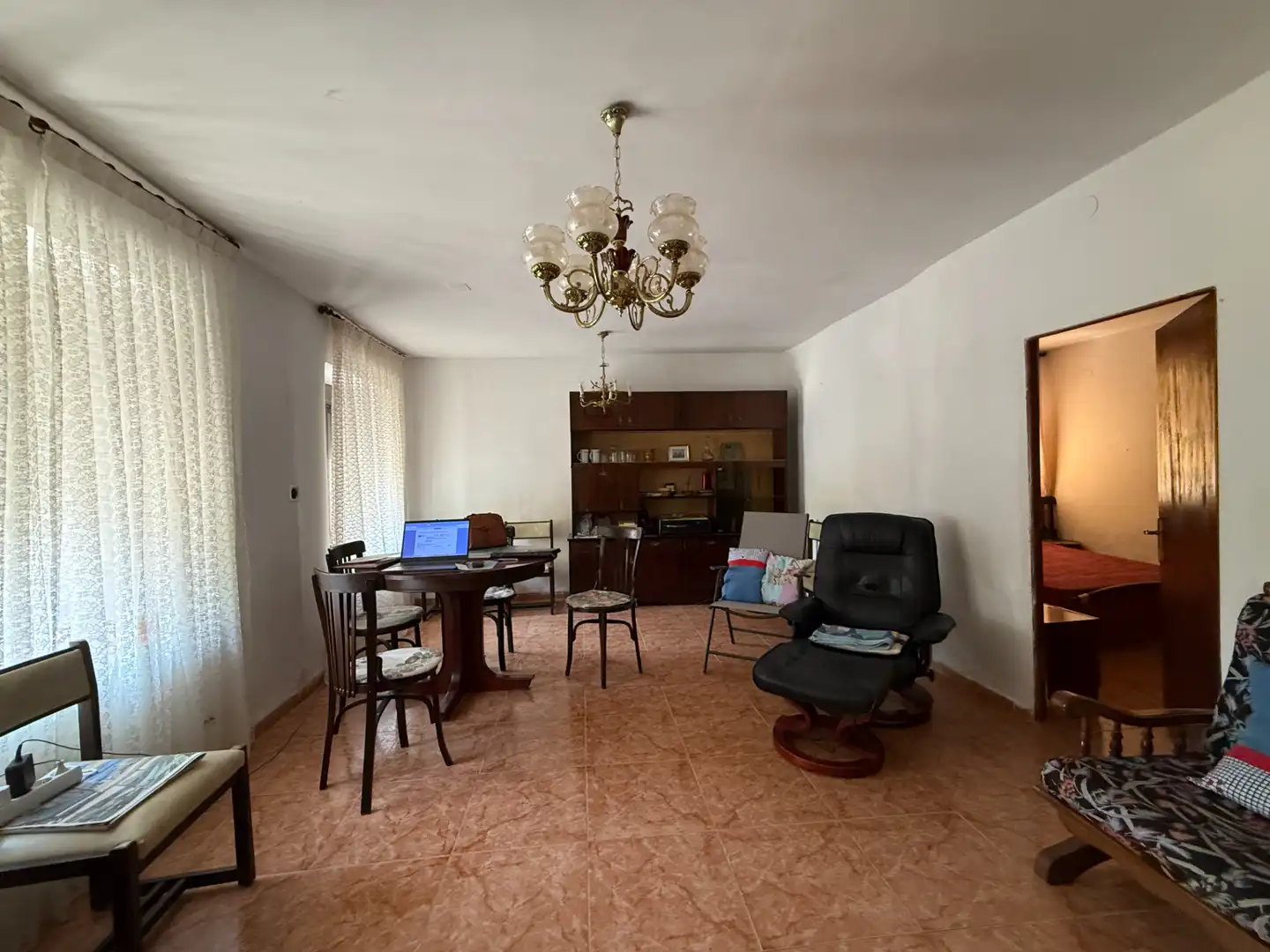 Sala de estar de Casa o chalet en venta en Boadilla de Rioseco con Amueblado, Horno y Lavadora