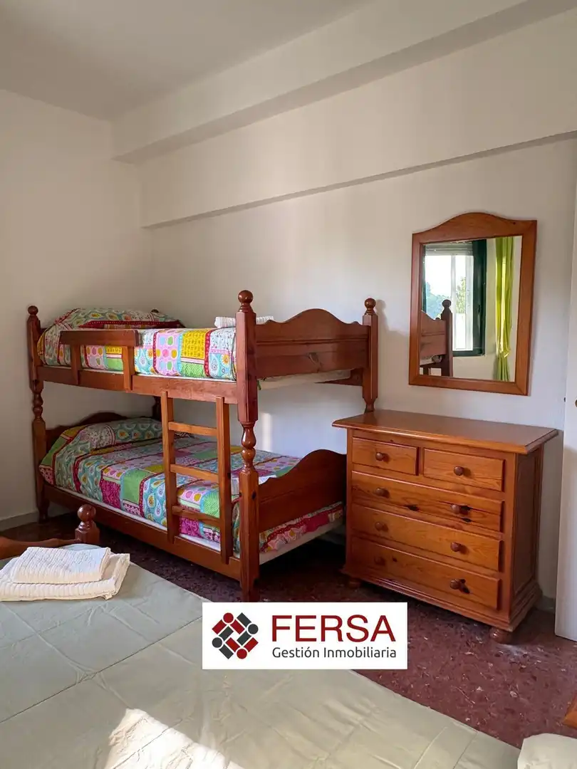 Bedroom of Flat for rent in El Puerto de Santa María  with Air Conditioner, Private garden and Furnished