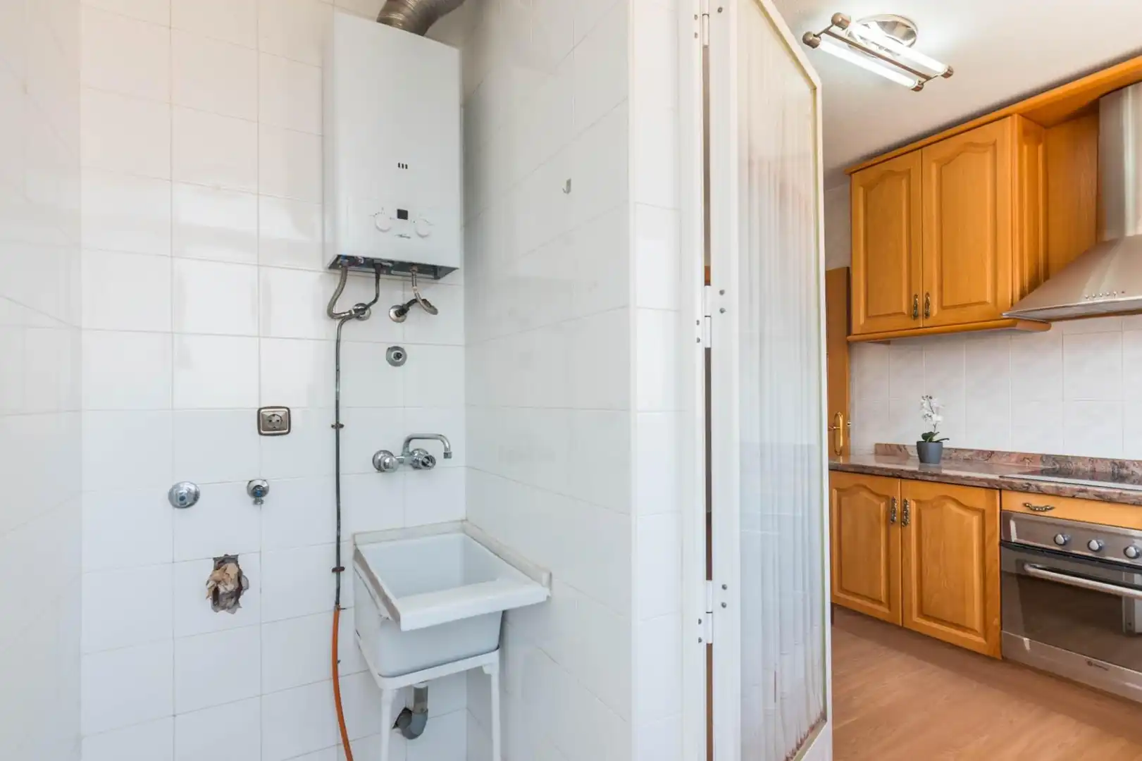 Küche von Wohnung zum Verkauf in Santomera mit Klimaanlage, Heizung und Terrasse