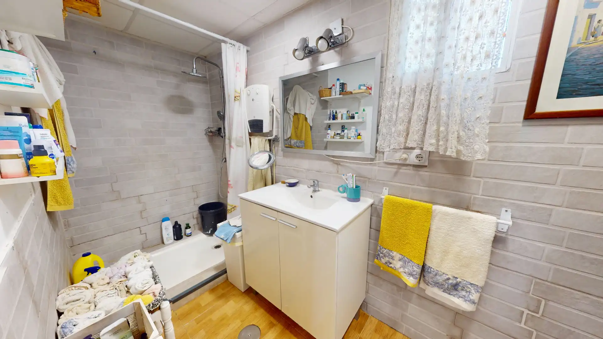 Bany de Casa o xalet en venda en Biar amb Aire condicionat, Jardí privat i Piscina