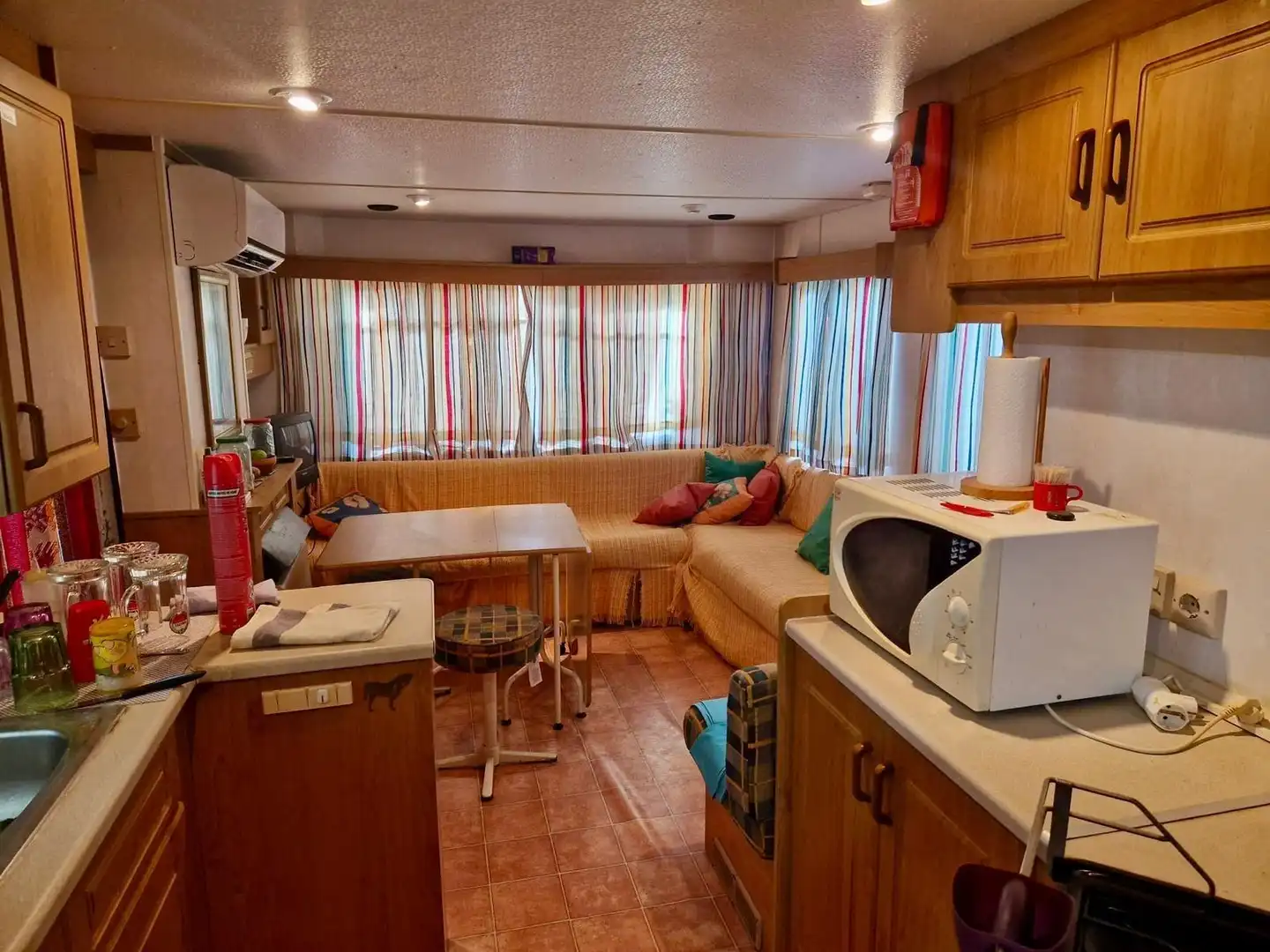 Sala de estar de Casa o chalet en venta en Pozuelo de Calatrava con Piscina y Amueblado