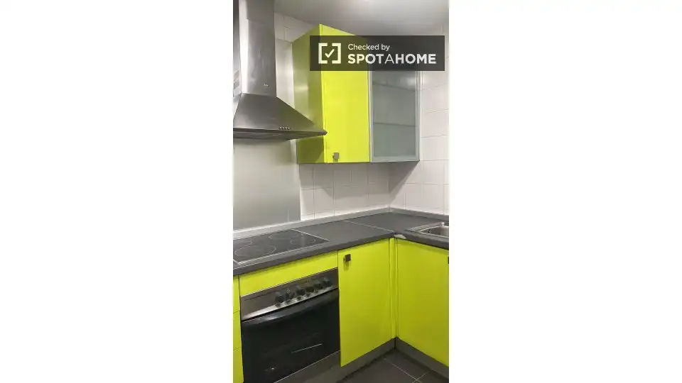 Kitchen of Flat for rent in Madrid  with Air Conditioner, Heating and Furnished