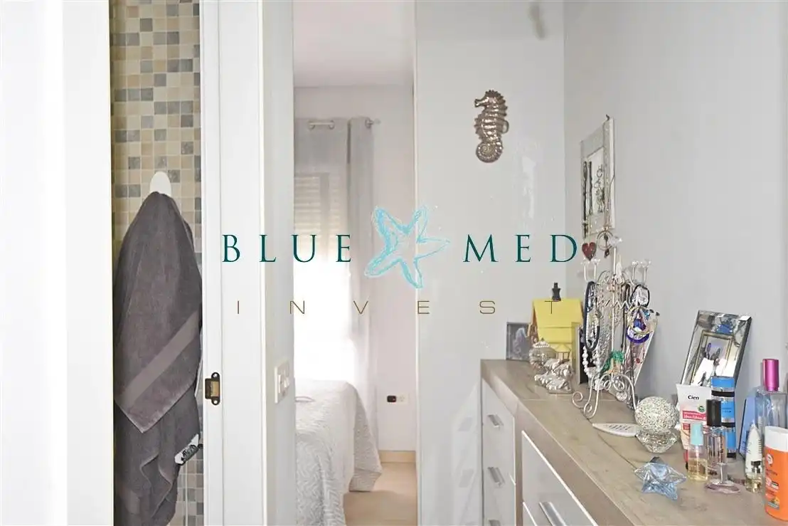 Badezimmer von Dachboden zum Verkauf in Mazarrón mit Klimaanlage, Heizung und Terrasse