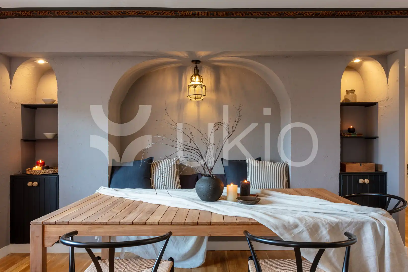 Dining room of Apartments for rent in Madrid  with Air Conditioner, Heating and Terrace