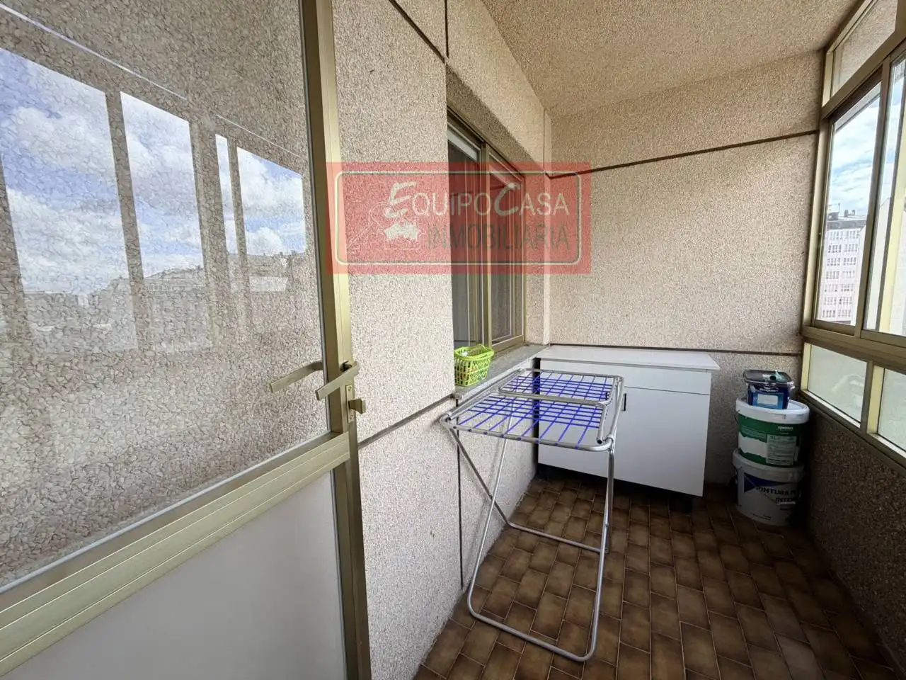 Terrasse von Wohnung zur Miete in Lugo mit Heizung, Parkett und Möbliert