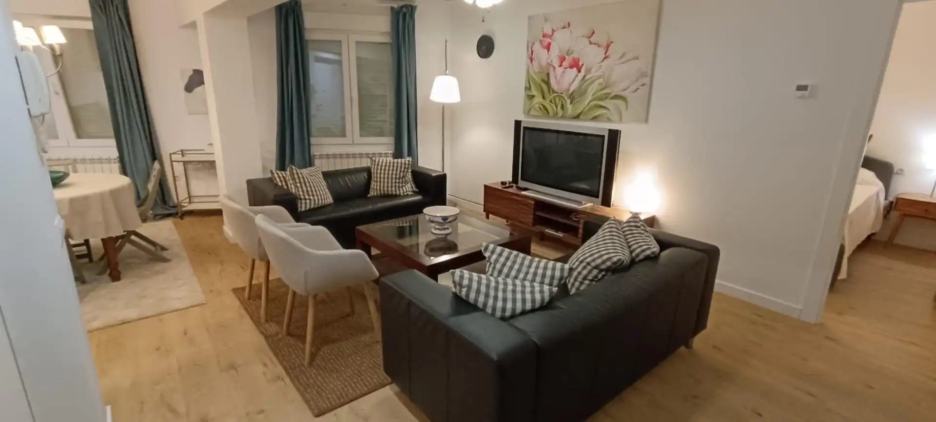 Living room of Flat for sale in Zamora Capital   with Terrace and Balcony