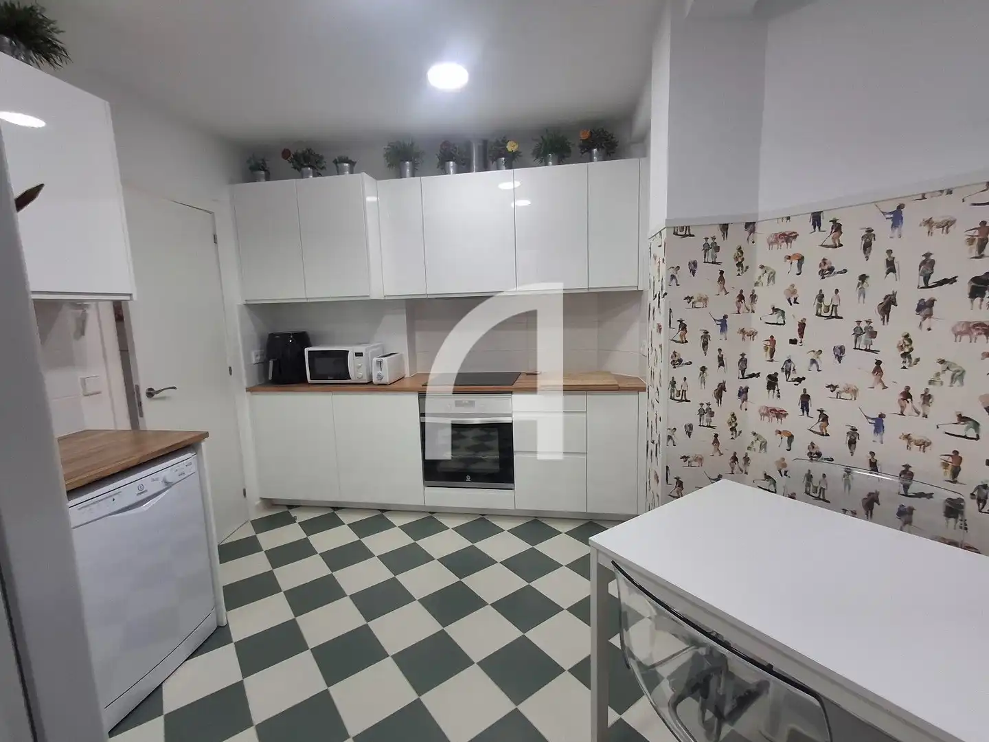 Kitchen of Flat for sale in Vigo   with Heating and Furnished