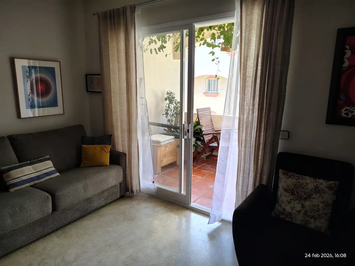 Dormitori de Apartament en venda en Estepona amb Aire condicionat, Terrassa i Piscina