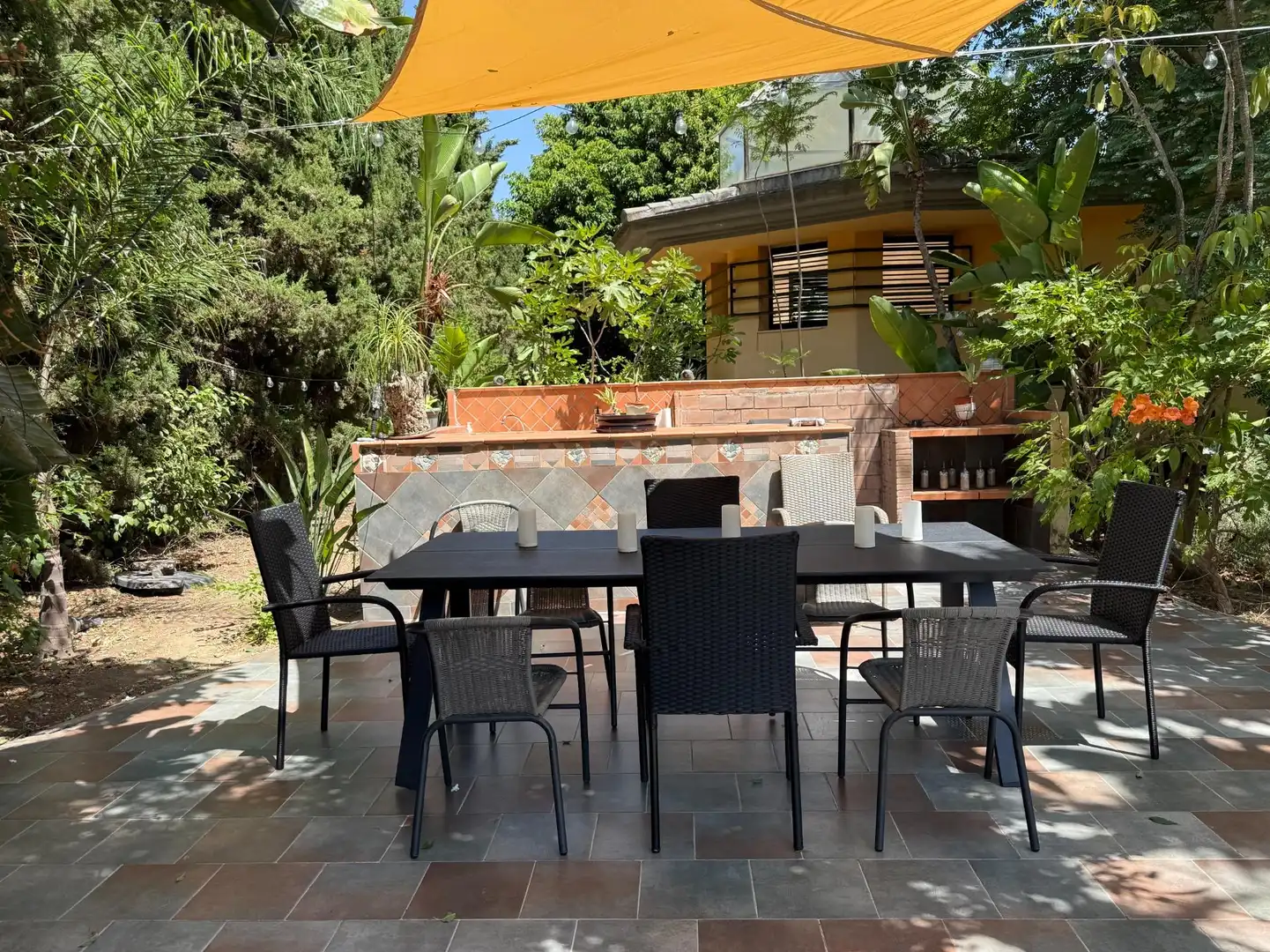 Terraza de Casa o chalet en venta en Gelves con Aire acondicionado, Jardín privado y Terraza