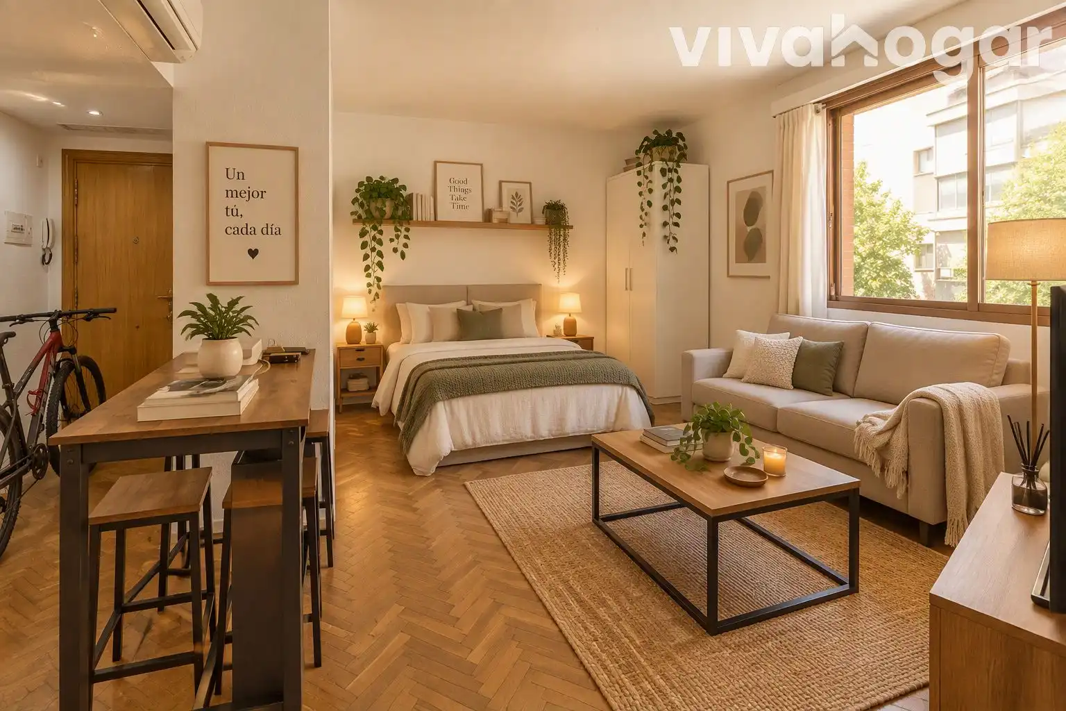 Sala d'estar de Pis en venda en Madrid amb Aire condicionat, Calefacció i Moblat