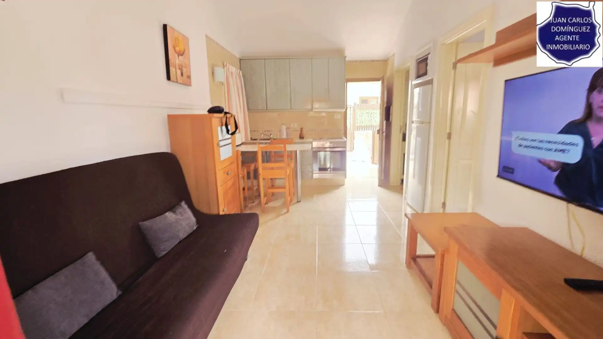 Sala d'estar de Casa o xalet de lloguer en San Bartolomé de Tirajana amb Aire condicionat, Terrassa i Moblat