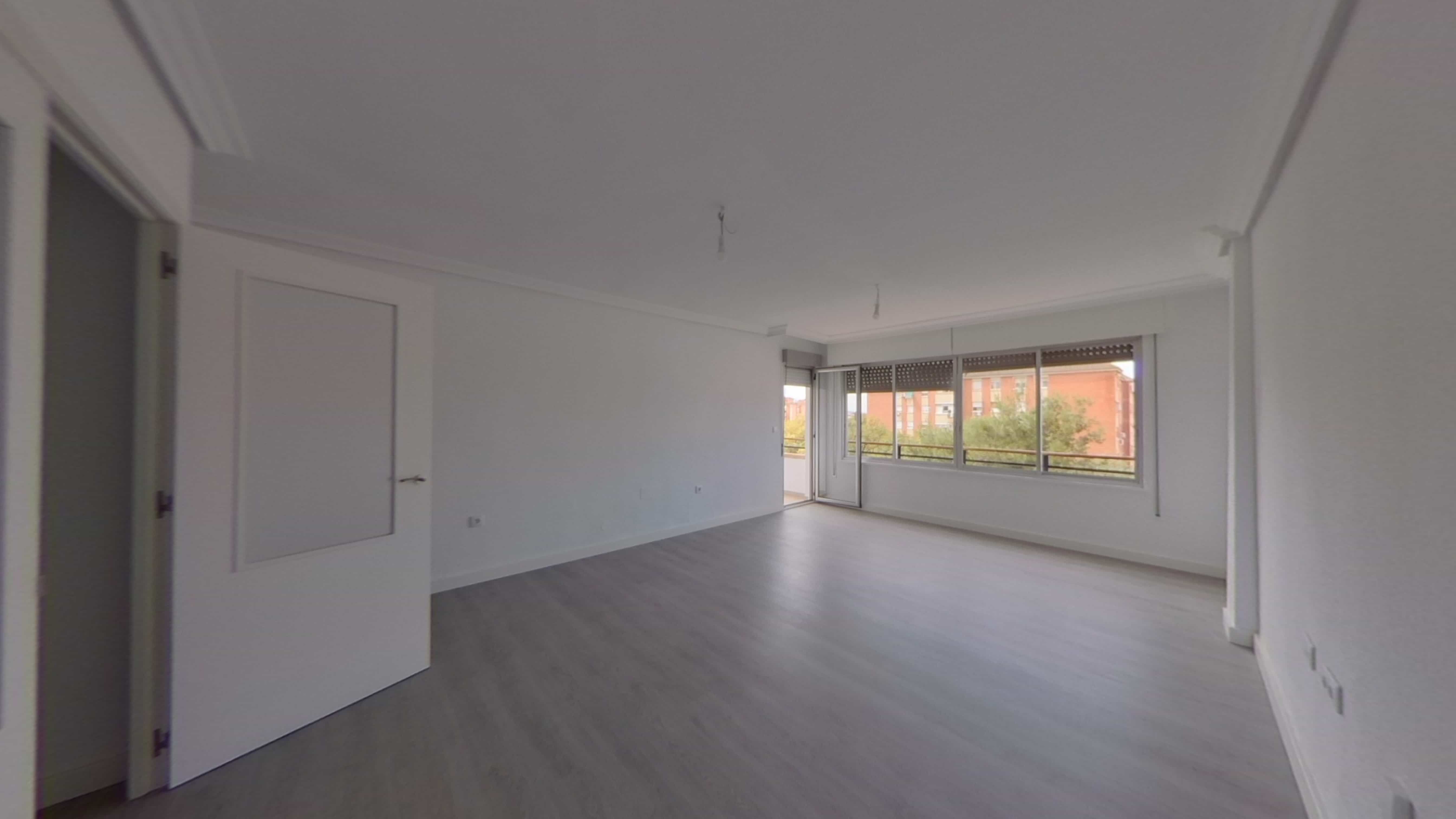 Living room of Flat for sale in  Murcia Capital  with Parquet flooring and Storage room