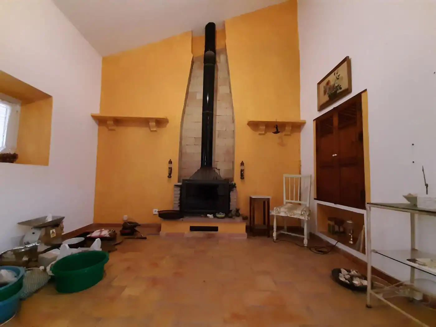 Sala de estar de Finca rústica en venta en Lorca con Calefacción, Jardín privado y Terraza
