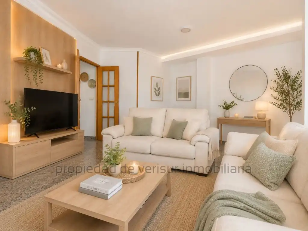 Wohnzimmer von Wohnung zum Verkauf in Águilas mit Balkon