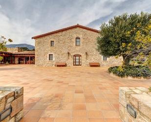 Vista exterior de Finca rústica en venda en Breda amb Calefacció i Piscina