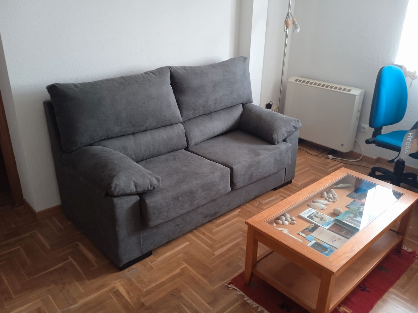Sala d'estar de Apartament de lloguer en Salamanca Capital amb Calefacció, Parquet i Rentadora