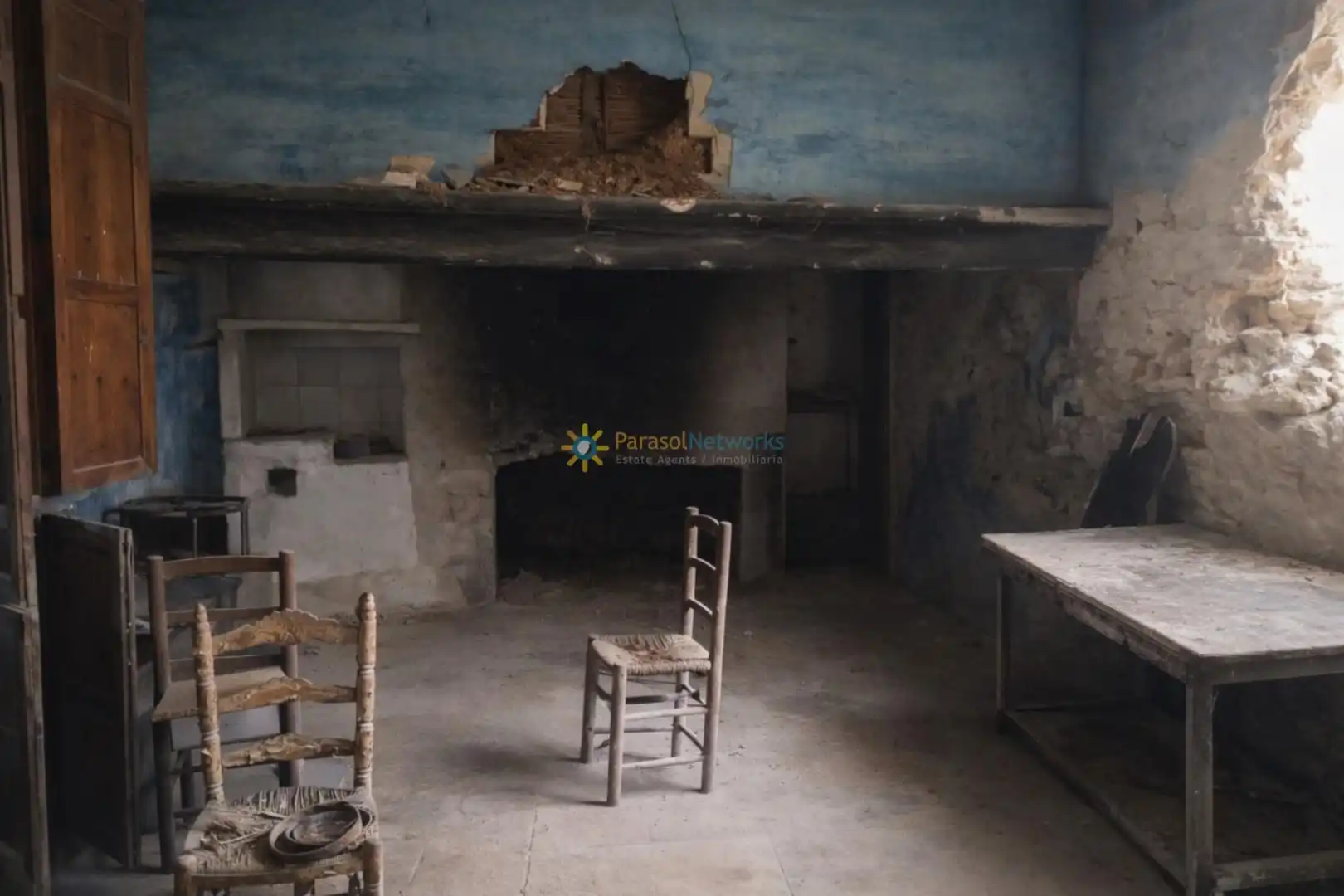 Cuina de Finca rústica en venda en Albaida amb Terrassa