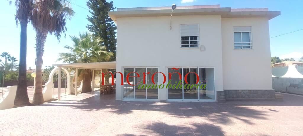 Exterior view of House or chalet for sale in Elche / Elx  with Air Conditioner, Private garden and Terrace