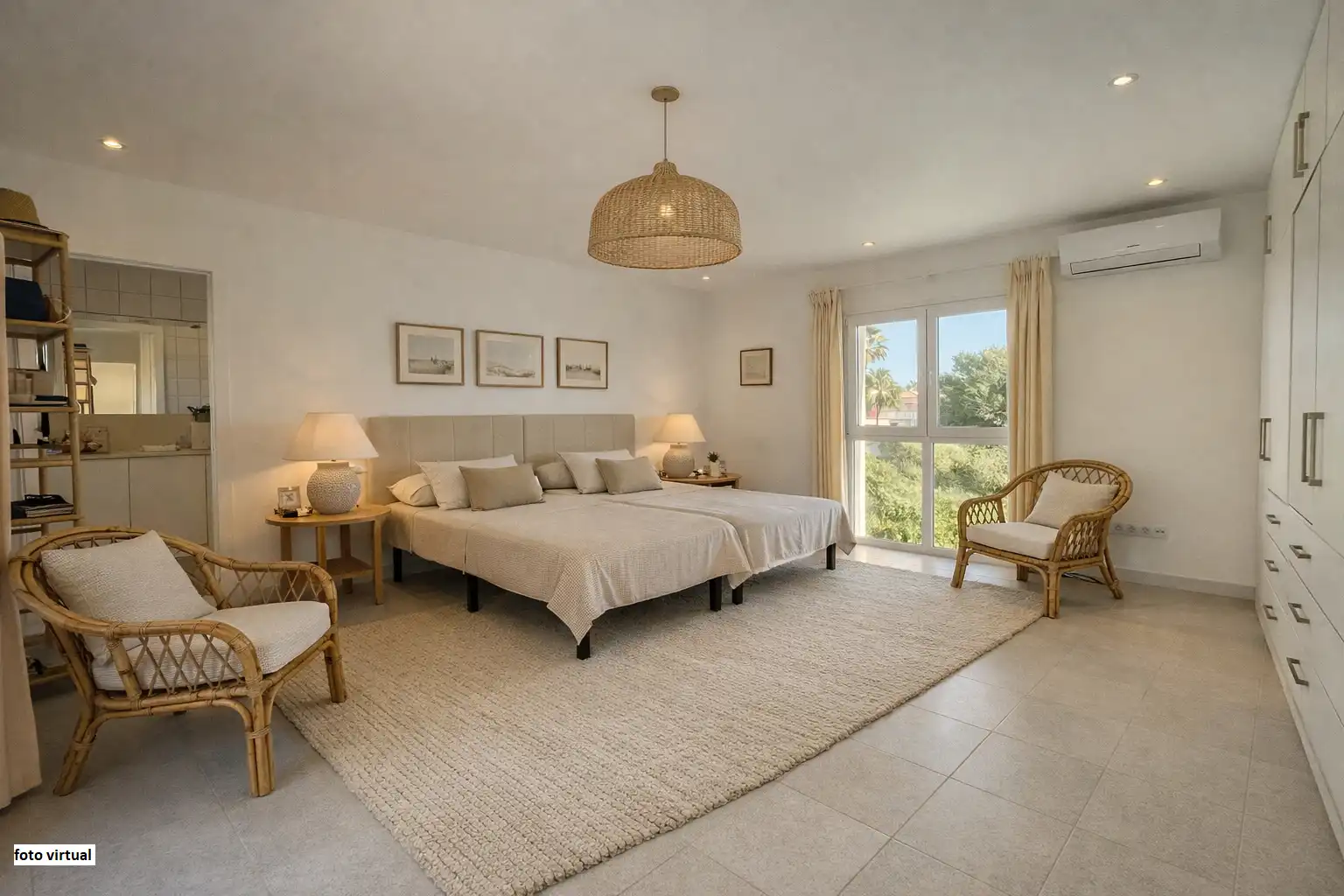 Dormitori de Casa o xalet en venda en Llucmajor amb Aire condicionat, Jardí privat i Terrassa