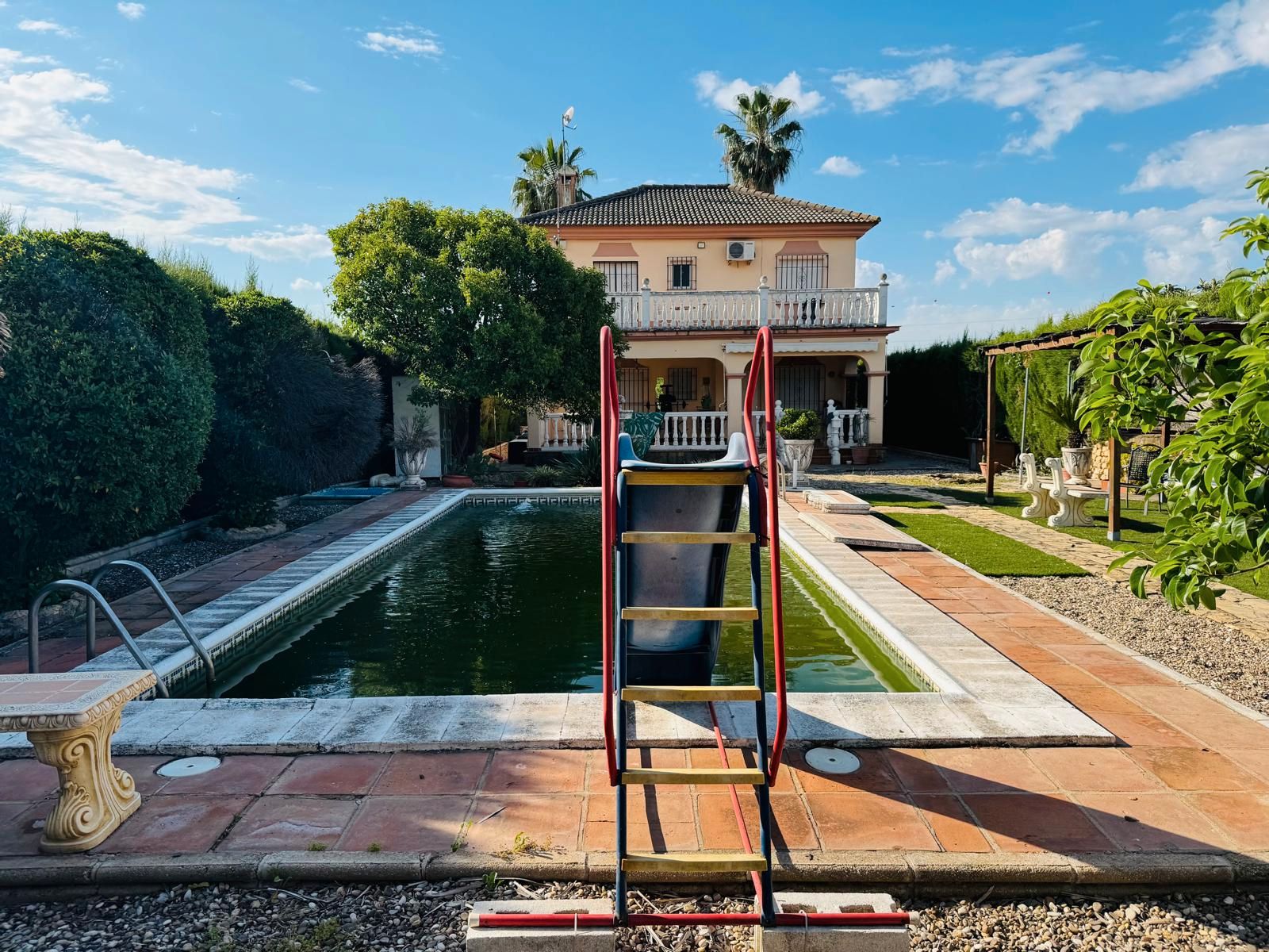 Piscina de Finca rústica en venda en  Córdoba Capital amb Aire condicionat, Jardí privat i Terrassa