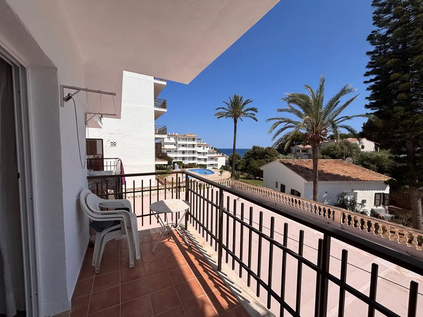Terraza de Apartamento de alquiler en Felanitx con Amueblado y Piscina comunitaria